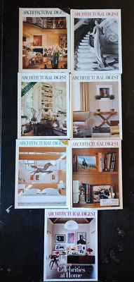 Architectural Digest Magazine Interior Design Lot of 7 Issues from 1979-2016 - Image 1 of 4