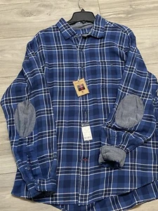 D. CREMIEUX L/S Casual Shirt size XL Multicolor Blue Plaid NWT MSRP 79.50 - Picture 1 of 16