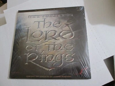 THE LORD OF THE RINGS Leonard ROSENMAN soundtrack 2 LP 1978 record SEALED Vinyl - Image 1 of 3