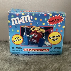 M&Ms Old School Radio With Headphones Collectible Red Scuba Diver  - Picture 1 of 2