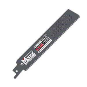 6" x 8 TPI Morse CTR Carbide Tipped Heavy Duty Reciprocating Saw Blade CTR608MC1 - Picture 1 of 3