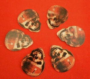 Plektrum 6er Set "Pirates of Carabbean" TOTENKOPF Hologramm Plektren - Medium - Bild 1 von 3