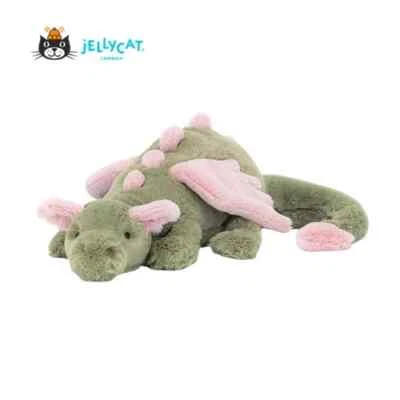 Jellycat Malachy Dragon - RARO - NUEVO CON ETIQUETAS - Impresionantes juguetes de peluche medianos Foto 1 de 4