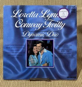 Conway Twitty and Loretta Lynn Dynamic Duo LP UK Pressing MFP 5599 - Picture 1 of 2