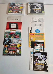 Nintendo DS - Pokemon Schwarze Version + Super Pokemon Rumble Case + Anleitungen - Bild 1 von 7