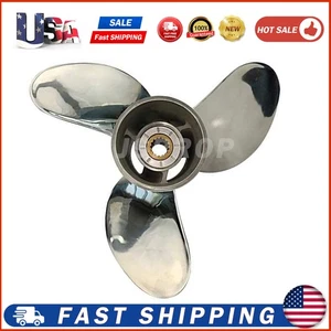 14 x 23 Stainless Boat Propeller For Suzuki 50-140 HP 15tooth RH 990C0-00610-23P - Bild 1 von 6