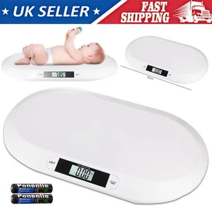 Electric Pet Weighing Scales Dog Animal Cat Toddler Baby Digital 20KG Home Weigh - Picture 1 of 9