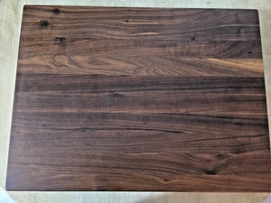 John Boos Walnut Wood Edge Grain Cutting Board, 18 x 12 x 1.5 Inches - NICE - Picture 1 of 6