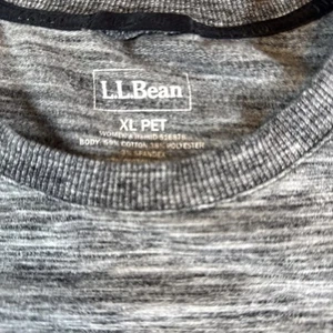 L.L. Bean Langarm bunte graue Tunika Gr: XL -PETIT��- Rundhals, warm - Bild 1 von 5
