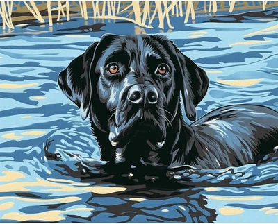 NATUYALO Animal Paint by Numbers Kit for Adults 16x20 Canvas DIY Acrylic Art Decor NEW