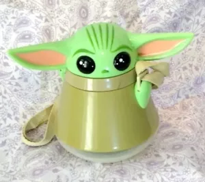 NIB!! STAR WARS The Mandalorian Grogu The Child Flip Top Tumbler Baby Today - Picture 1 of 6