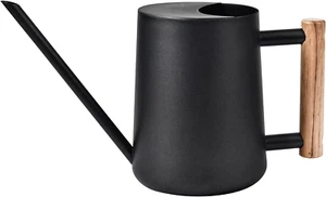 Indoor Watering Can 1000Ml Black Watering Can Stainless Steel Watering Jug with - Picture 1 of 12