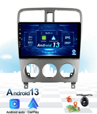 Radio de coche para Subaru Forester 2003-2008 Android14 Navi Car Play GPS DSP WIFI BT