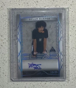 2022-23 Leaf Trinity Clear Dylan Harper RC Auto /25 Rutgers - Picture 1 of 2