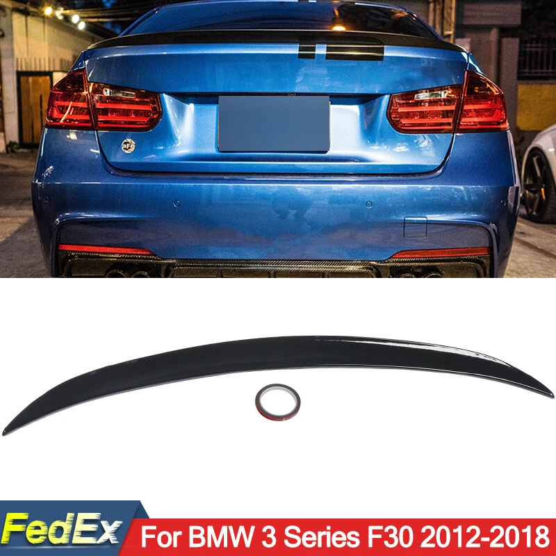 MP Style Rear Trunk Spoiler Wing Lip Gloss Black Fits BMW F30 M3 F80 2012-2018 Foto 1 de 4