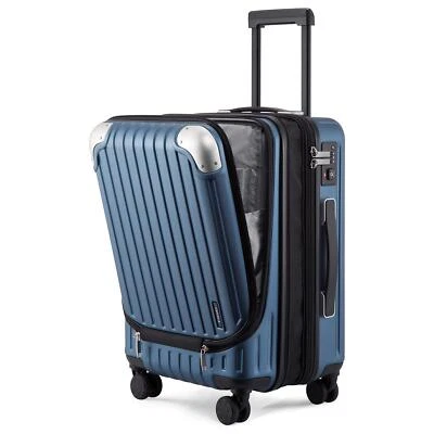 Valise Cabine Extensible ABS+PC Bagage à Main Trolley Rigide Bagages Cabine a... - Immagine 1 di 4