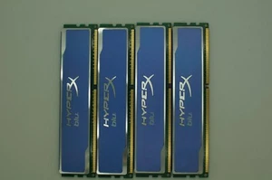 Kit Kingston Hyperx BLU 16GB / 4x4GB DDR3 1600MHz RAM KHX1600C9D3B1K2/8GX - Imagen 1 de 2