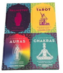 Four Books by Cassandra Eason A Little Bit of Auras, Chakras, Tarot & Palmistry - Picture 1 of 14