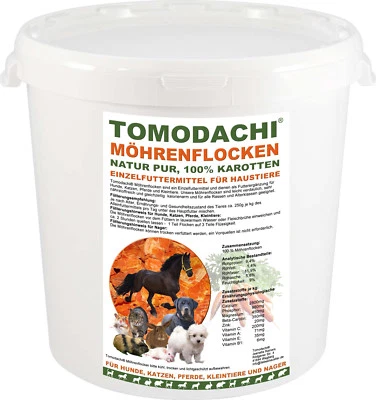 Möhrenflocken Hund Karotten BARF Gemüse NaturPur Stoffwechsel Verdauung 2kg - Bild 1 von 4