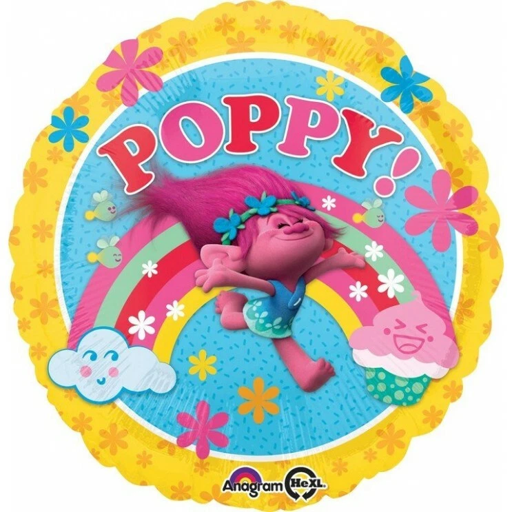 Trolls Party Supplies Poppy Foil Balloon (45cm) - image 1 of 1