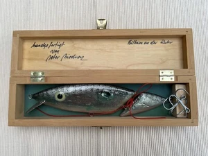 Handgefertigter Duft - Wobbler 2 tlg. 22,7 cm !!! Original Peter Biedron in Box - Bild 1 von 12