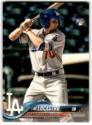 2018 Topps Tim Locastro Rookie #466 Los Angeles Dodgers - Image 1 of 2