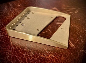 Van Dyke-Harms Brass Telecaster Hybrid Bridge-Vintage Spec Mounting - Picture 1 of 4