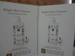 Eminence Organic Bright Skin Cleanser - 2 brandneue authentische Proben - Bild 1 von 4