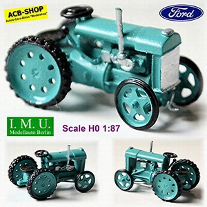 Ford Tractores Modelo Prebélico Fordson Modelo F 1917-28 Verde 1:87 I.M.U. 09911 - Imagen 1 de 7