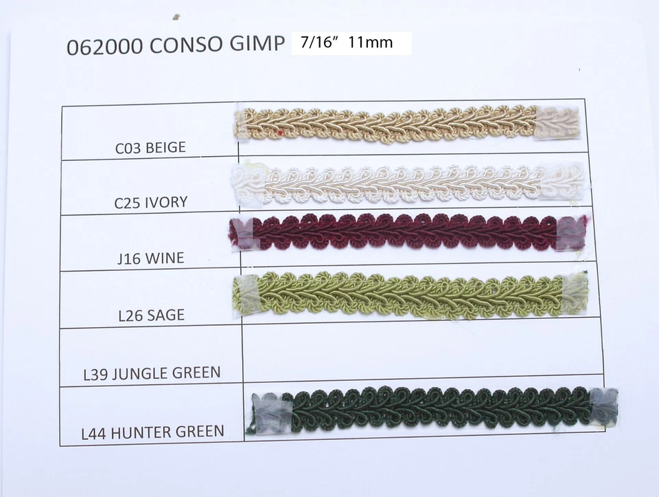 7/16" French Gimp (11mm) Conso 24 Yards  - Image 1 of 1