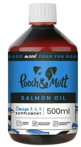 2 x  Pooch & Mutt Salmon Oil  500ml pet dog animal - Picture 1 of 1