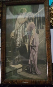 1912 Art Deco Good Night Sweetheart Osborne  Print, Victorian Mother & Daughter - Bild 1 von 3