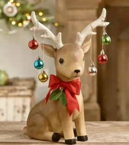 Bethany Lowe Weihnachtsschmuck Rentier 16" TJ2337 NEU - Bild 1 von 4