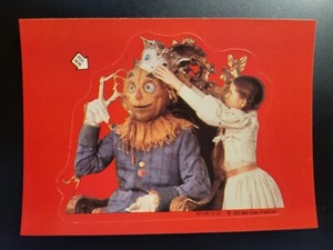  1985 Topps Return To Oz Dorothy Scarecrow STICKER card #12
