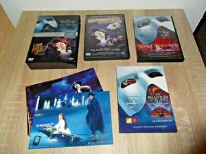 The Phantom Of The Opera + Love Never Dies Limited Edition DVD Box art cards