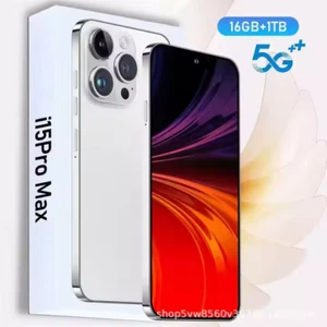 Telefon 5G SmartFon GSM i15Pro Max 16GB RAM 1TB... Biały... - Zdjęcie 1 z 7