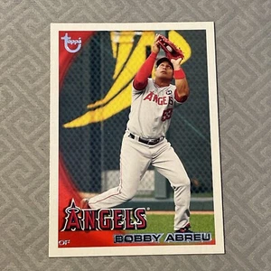 2010 Topps Bobby Abreu VINTAGE STOCK #15 Retro Logo Cardboard Back Phillies - Picture 1 of 7