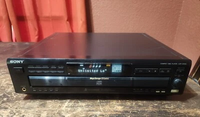 Sony CDP-CE525 5 Disc Carousel CD Player Changer See Video Demo - Image 1 of 4
