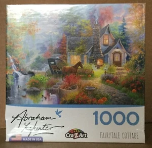 Rompecabezas Abraham Hunter casa de campo de cuento de hadas NUEVO - Imagen 1 de 4