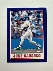 Jose Canseco ~ 1990 Pepsi Co. #1 of 10 ~🎖️RARE Oddball🎖️*Quantity* - Picture 1 of 2