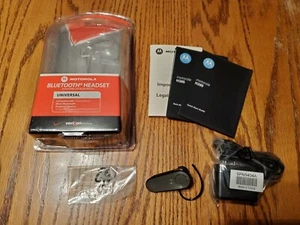 Motorola (SYN2339A) H385 Black Rechargeable Bluetooth Wireless In-Ear Headset - Zdjęcie 1 z 7