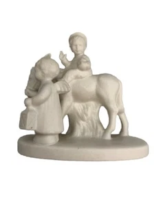 Goebel Hummel Figurine White Angel And Baby Jesus TMK 3 HX 334 Nice! - Picture 1 of 7