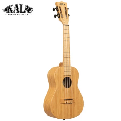 Kala KA-BMB-C Solid Bamboo Concert Ukulele with Aquila Super Nylgut Strings - Image 1 of 4