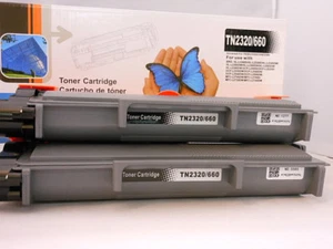 Cartucho de tóner TN660 TN-660 para Brother HL-L2380DW L2360DW L2320DW MFCL2707 2 piezas - Imagen 1 de 3