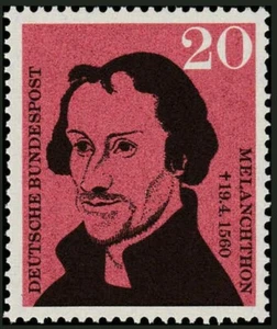 Philip Melanchthon, Reformer, 1st systematic theologian, Germany Berlin 1960 MNH - Picture 1 of 1