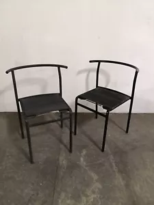 Rare Pair Philippe Starck BALERI Cafe CHAIRS 1984 - Picture 1 of 4