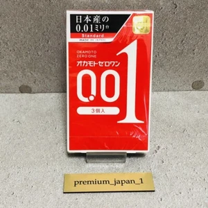 OKAMOTO ZERO ONE 001 Condón ultra delgado 3 piezas Nuevo Japón - Imagen 1 de 17