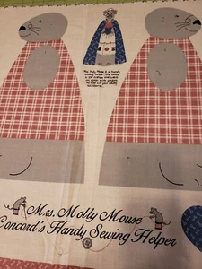 Mr.MOLLY MOUSE, panel, cotton, cut and sew, $16.00 - Picture 1 of 1
