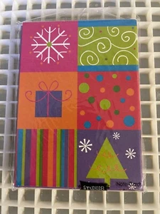 Tarjetas de notas en blanco Studio 18 multicolores 8 tarjetas y sobres púrpuras nuevo de lote antiguo - Imagen 1 de 2