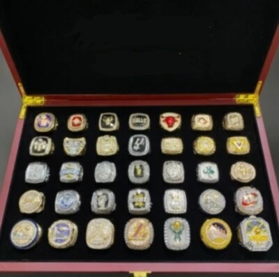 NBA CHAMPIONSHIP 35 RING SET 1989- 2023 NBA - Image 1 of 2